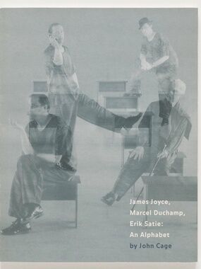 Joyce, Duchamp, Satie: AN ALPHABET - John Cage - SIGNED by MERCE CUNNINGHAM